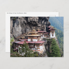 Postal Paro Taktsang: El monasterio nido del tigre - Butá