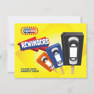 Postal Parodia de Vintage Ice Pop