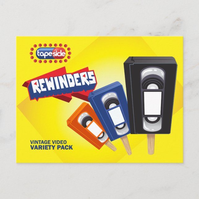 Postal Parodia de Vintage Ice Pop (Anverso)