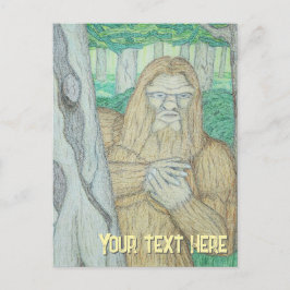 Postal Parodia del meme de Bigfoot