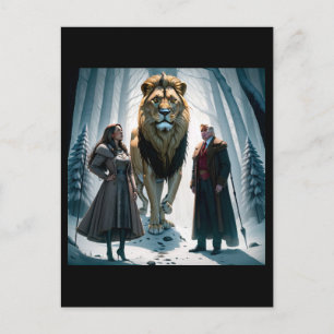 Postal Parodia política de una popular novela cristiana