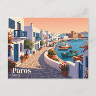 Postal Paros Grecia