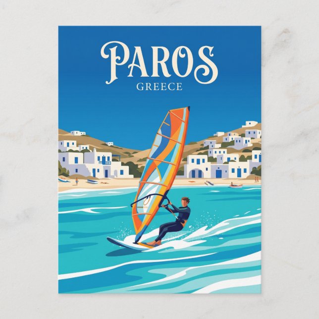 Postal Paros Grecia (Anverso)