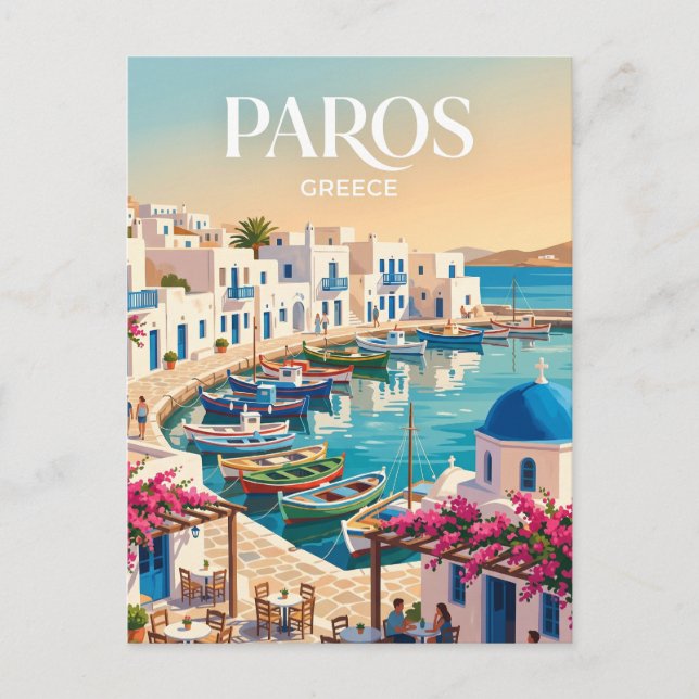Postal Paros Grecia (Anverso)