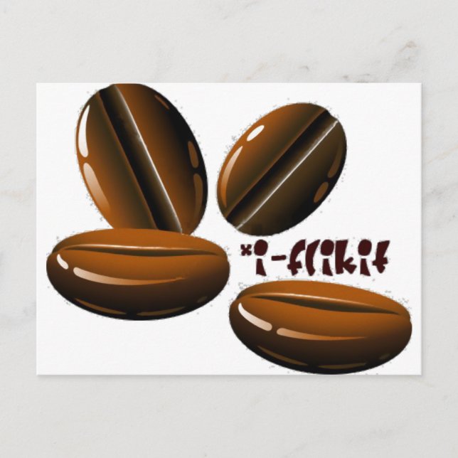 Postal parpadeo de judías (Anverso)