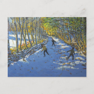 Postal Parque Allestree de los árboles amarillos 2012