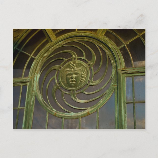 Postal Parque antiguo Madusa Asbury (Anverso)