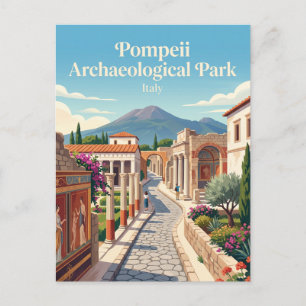 Postal Parque Arqueológico de Pompeya Italia