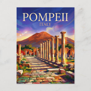 Postal Parque Arqueológico de Pompeya Italia