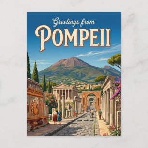 Postal Parque Arqueológico de Pompeya Italia