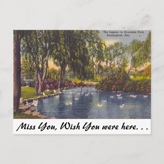 Postal Parque Avondale, Birmingham, AL (Anverso)