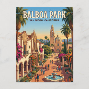 Postal Parque Balboa California