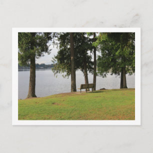 Postal Parque Bench en Lake Meridian Postcard