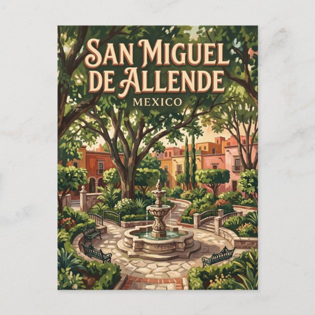 Postal Parque Benito Juárez México (Anverso)