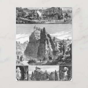 Postal Parque Buttes-Chaumont, Nueva París
