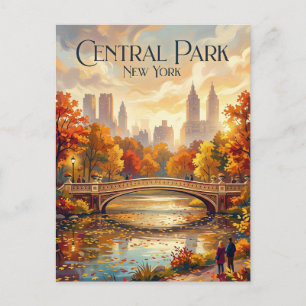 Postal Parque Central Nueva York