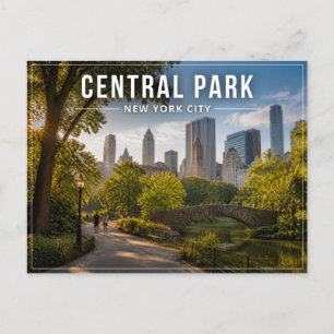Postal Parque Central Nueva York