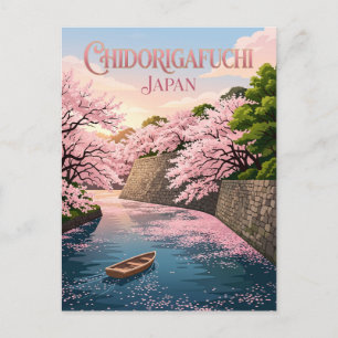 Postal Parque Chidorigafuchi Japón