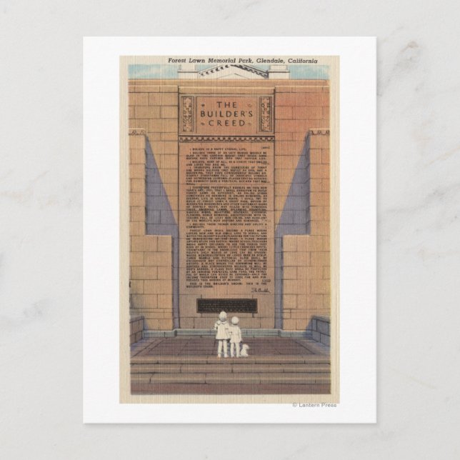 Postal Parque conmemorativo de los jardines forestales, C (Anverso)