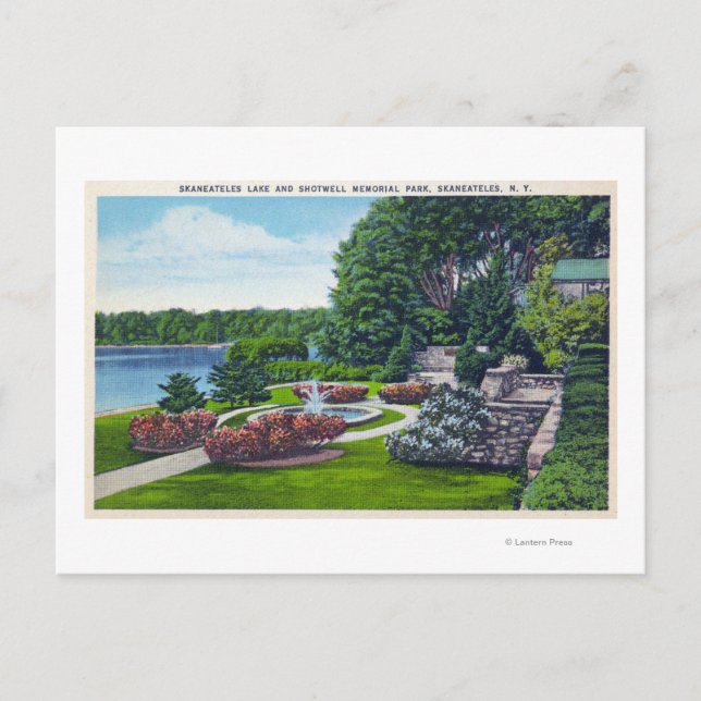 Postal Parque conmemorativo Shotwell y Lake View (Anverso)