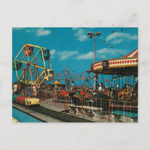 Postal Parque de atracciones Asbury Park - Nueva Jersey 