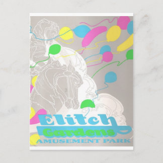 Postal Parque de atracciones Elitch Gardens