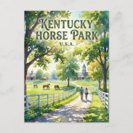 Postal Parque de Caballos de Kentucky EE. UU.