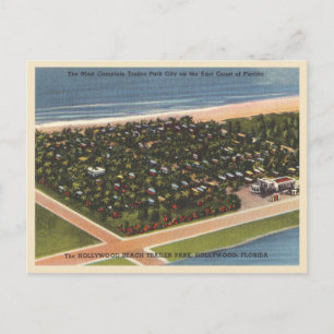 Postal Parque de casas rodantes antiguas de Hollywood, Fl