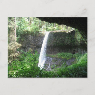 Postal Parque de cataratas de plata