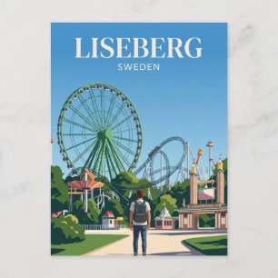 Postal Parque de diversiones Liseberg Suecia