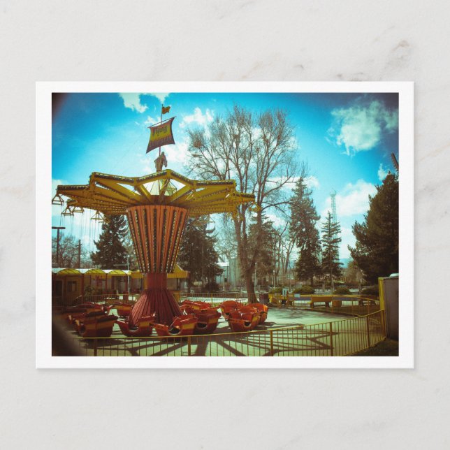 Postal Parque de diversiones Nostalgia (Anverso)