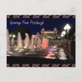 Postal Parque de diversiones Postcard-Pittsburgh
