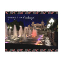 Parque de diversiones Postcard-Pittsburgh