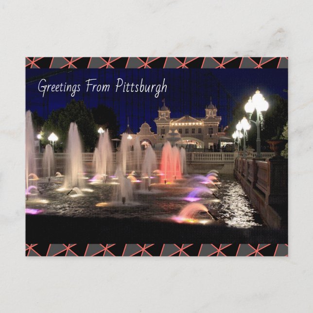 Postal Parque de diversiones Postcard-Pittsburgh (Anverso)