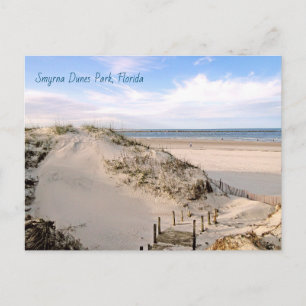 Postal Parque de dunas de la playa de Florida Ponce Inlet