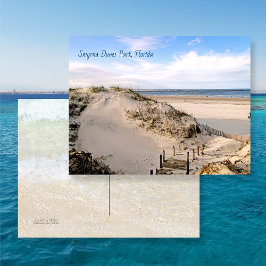 Postal Parque de dunas de playa de Florida Ponce Inlet Ta