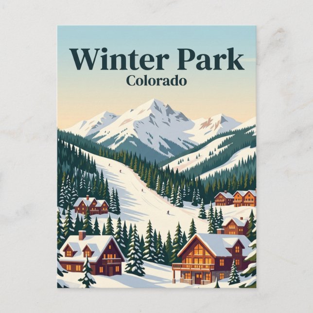 Postal Parque de Invierno EE. UU. (Anverso)