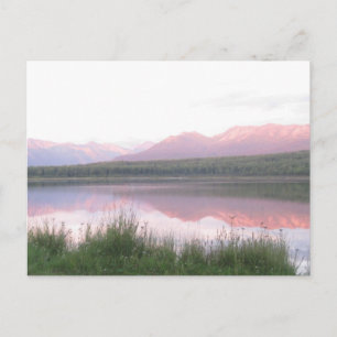 Postal Parque de las Montañas del Agua del Lago Alaska