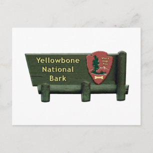 Postal Parque de perros de yellowbone