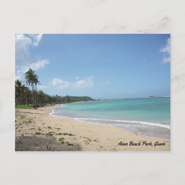 Postal Parque de playa de Asan GUAM 671 (Anverso)
