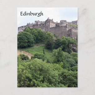 Postal parque del castillo de edinburgh