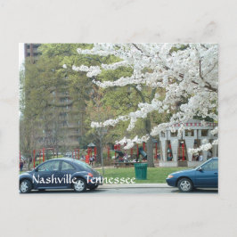 Postal Parque del Centenario en primavera