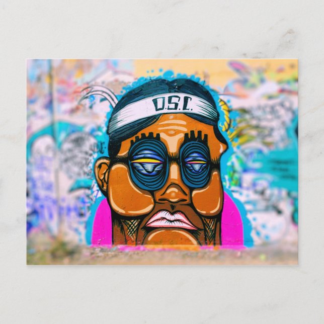 Postal Parque del graffiti (Anverso)