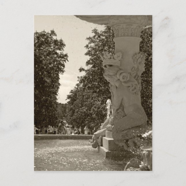 Postal Parque del Retiro (Anverso)