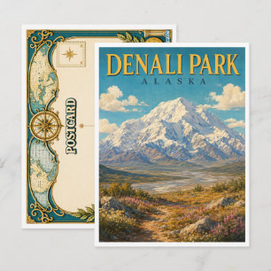 Postal Parque Denali Alaska Denali GeoSaga