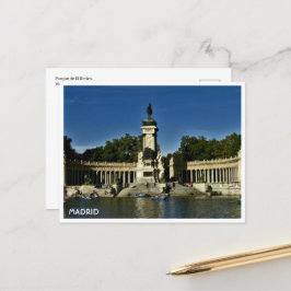 Postal Parque El Retiro, Madrid