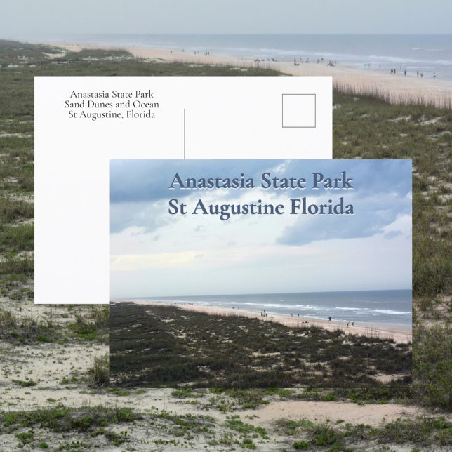 Postal Parque Estatal Anastasia St Augustine FL Fotográfi (Subido por el creador)