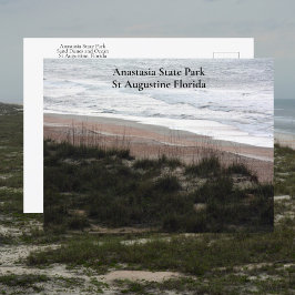 Postal Parque Estatal Anastasia St Augustine Florida Trav