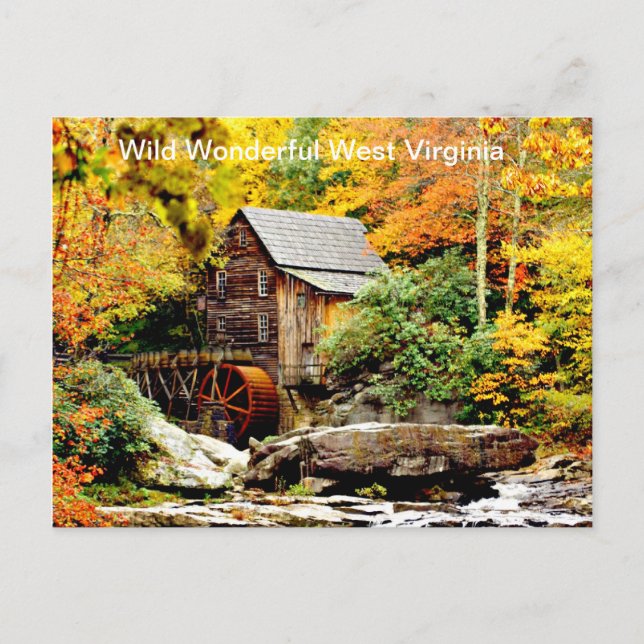 Postal Parque Estatal Babcock Grist Mill (Anverso)