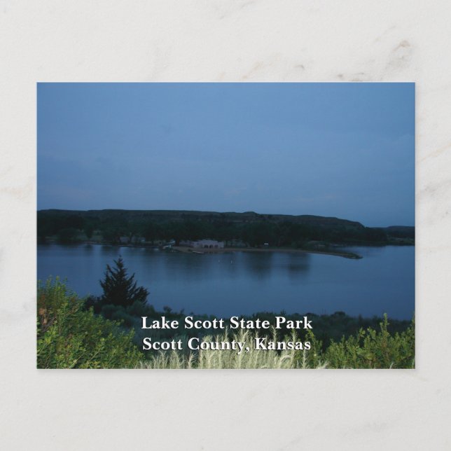 Postal Parque Estatal Beach House-Lake Scott (Anverso)